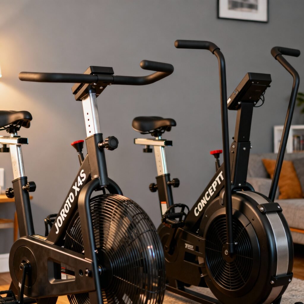 Comparatif 2025 : Joroto X4S, Ultrasport F-Bike 200B, BikeErg Concept2, Training Bike 900 et EB900B — les meilleurs vélos d’appartement connectés en France 3 Comparatif 2025,Joroto,BikeErg